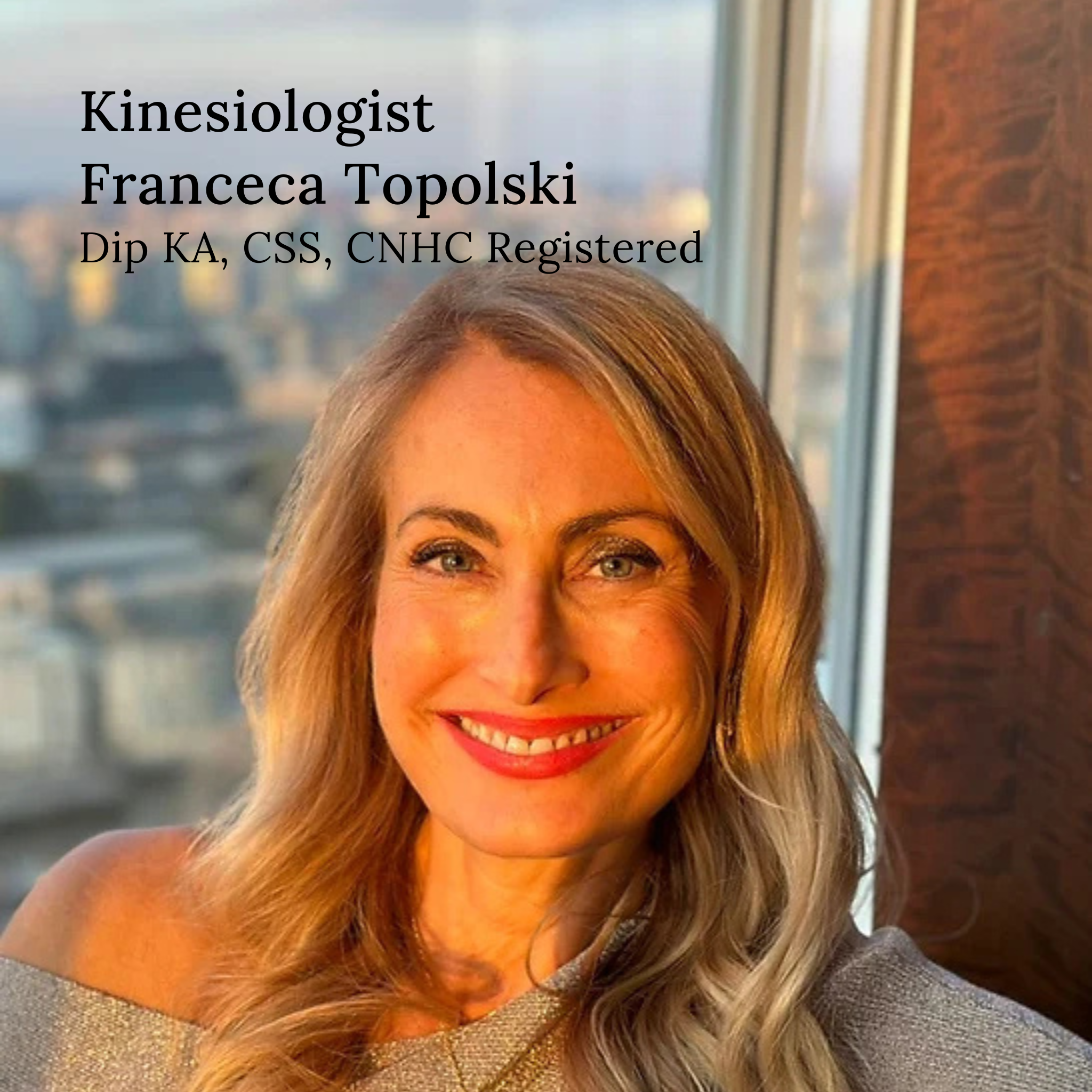 Francesca Topolski, Midst Kinesiologist