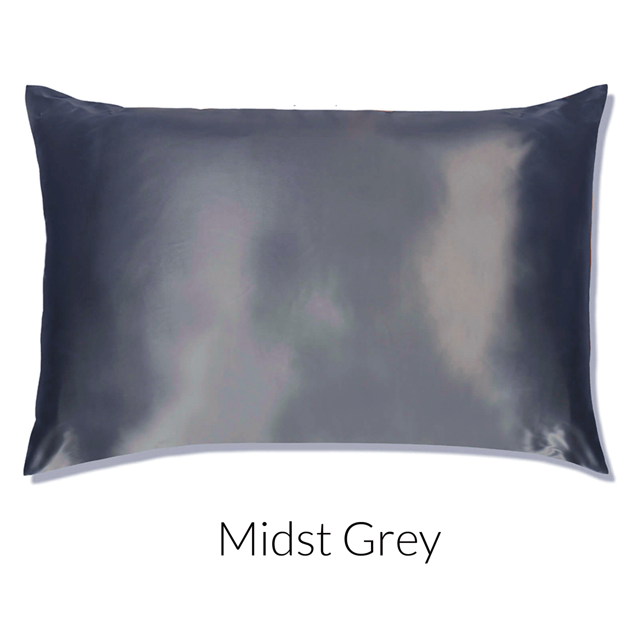 Midst Grey 100 Mulberry Silk Pillow Case 22 Momme Grade 6A